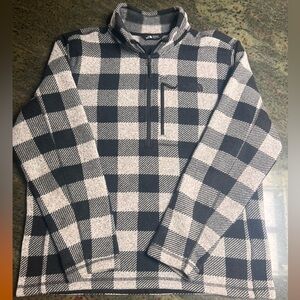 The North Face Gordon Lyons ½ Zip // Black Plaid // XL